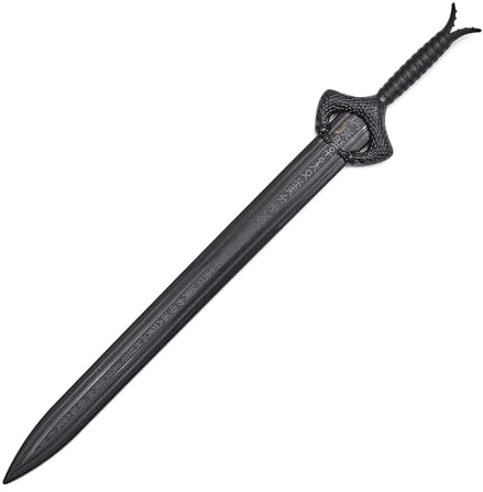 Martial Arts Black Polypropylene Movie Cosplay Sword of God Killer - 36.2 - NEW