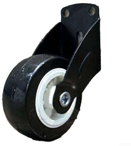 Cloudpower Gate Wheels for Wooden Gate, Heavy Duty Gate Wheel Gate Caster Kit for Metal Tube Adjustable Door Bottom Support Wheel for Outdoor Farm Gate Rollers(Black)
