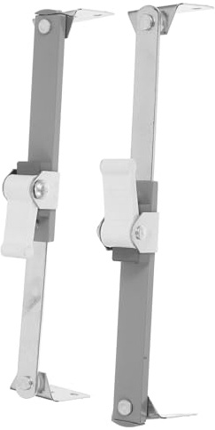 Hemobllo 2pcs Adjustable Tv Anti-tip Wall Brackets 14-20cm Furniture Secure Mount for Flat Screen Tvs and Monitors, Safety Anti-tilt Fixing Device for Home and Office Use