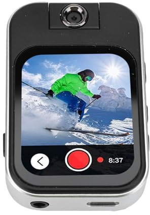 EIMSOAH Lettore MP3 Touch Screen con Fotocamera Registratore Vocale Videocamera Digitale HD per attività All'aperto