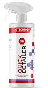 Gtechniq Quick Detailer Spray Car Polish, 250ml |Removes Fingerprints and Watermarks, Enhances Protection and Shine, Easy to Apply and Long-Lasting Results