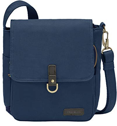 Travelon Diebstahlsichere Kuriertasche, Marineblau, Einheitsgröße, Marineblau, Einheitsgröße