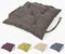 sunnypillow Bankauflage Stuhlkissen Bankkissen 60 x 60 cm Sitzkissen für Hollywoodschaukel Polsterauflage Auflage für Gartenbank viele Farben und Größen zur Auswahl Anthrazit