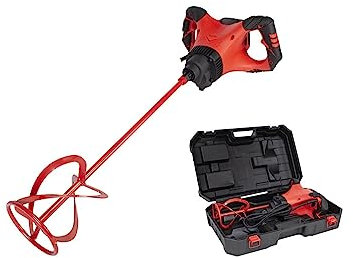 RUBI | Rubimix-9 Supertorque + Valise 1800W 230V 50/60HZ | Malaxeur Électrique à Couple Éleve Facilite un Mélange Homogène des Matériaux et Empêche la Création de Bulles et/ou de Grumeaux |