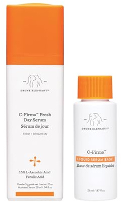 Drunk Elephant C-Firma Fresh Day Serum - Suero reafirmante y aclarante para piel dañada y envejecida