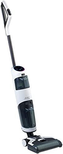 Sichler Haushaltsgeräte Saugwischer: High Power 2in1-Boden-Wischsauger mit Akku, OLED-Display, 17 kPa, 220W (Nassauger, Staubsauger mit Wischfunktion, Bodenreinigung)