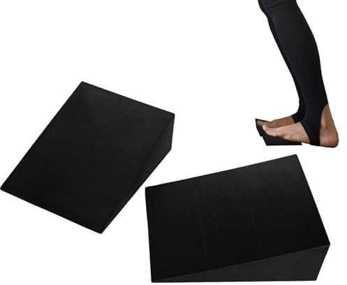Slant Board per squat, antiscivolo, leggero e portatile, blocco yoga | Blocchi di yoga, allenamento a casa durevole per uomini e donne, Slant Board Trainer