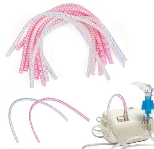 10 Unidades de Soportes para Tubos de Oxígeno, para Concentrador de Oxígeno Portátil Manguera de Oxígeno Cánula Nasal Enderezador de Tubos de Oxígeno