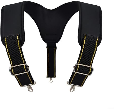 HOHOVYVY Werkzeuggürtel Herren, Werkzeuggürtel-Hosenträger Robuste Werkzeugweste Abnehmbare Verstellbare Werkzeugtaschen(C)