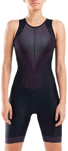Combinaison De Triathlon Femme | Trifonction Femme | Combinaison De Triathlon à Poche Arrière Femme | Collant sans Manches Femme Costume Été, 8, 3XL