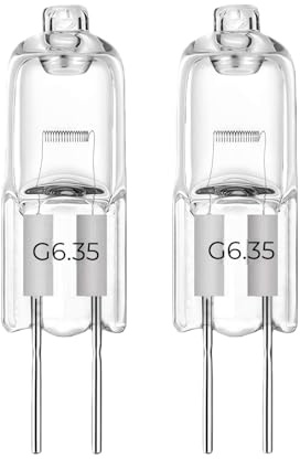 SNNYINZHE Halogenlampor G6.35 12v 24v 220 v 110 v - Bright 20 w 30 w 50 w 70 w 100 W 150 W 200 w med varmt ljus 3000k-perfekt för ljuskrona och projektor, lampa utan skugga (2 st/12V-10W)