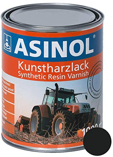ASINOL HÜRLIMANN DUNKELGRAU 1.000 ml Kunstharzlack Farbe Lack 1l Liter Dose