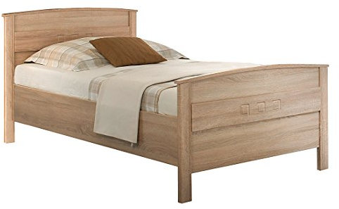 KOMFORTBETT BETT SENIORENBETT EINZELBETT CURANUM HOEHENVERSTELLBAR EICHE SONOMA