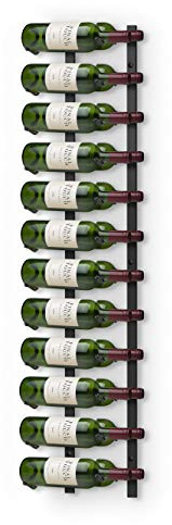 Final Touch 24 Bottle Large Wall Mounted Metal Wine Rack 24 Bottle Large Metal Wall Mounted Wine Rack