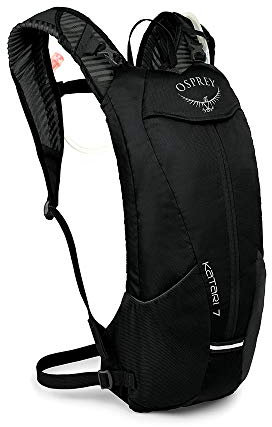 Osprey Katari 7 Trinkrucksack für Männer, mit Hydraulics™ LT 2,5-Liter-Trinkblase - Black (O/S)