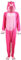 Foxxeo Costume de panthère rose pour adulte - Costume animal une pièce avec capuche et queue - Combinaison unisexe pour homme et femme - Idéal pour carnaval, fête à thème - Taille : XXL