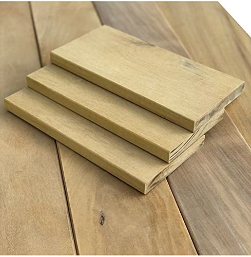 Terrassendielen Garapa 14,95€/m Terrassenbelag Terrassenholz Dielen Massivholz (21x144x1220mm) glatt/glatt