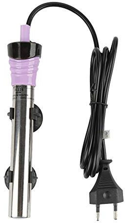 Dioche Tauch Aquarium Heizung, Auto Thermostat Aquarium Heizstab aus Edelstahl, Temperatur einstellbar(500W EU)