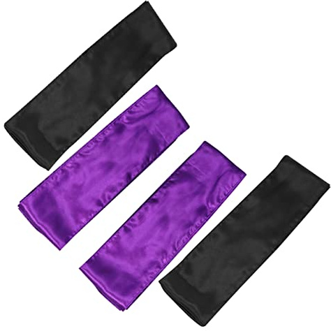 Beaupretty 4piezas Envoltura De Satén Cabello Bufanda Accesorios Fácil De Limpiar y Cuidar