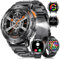 Smartwatch Uomo con Torcia LED, 3 cinturini,530 mAh,1.43 AMOLED Always-On Display Orologio Smart Watch con 120+ Modalità Sportive 5ATM Impermeabile,Sonno/Cardiofrequenzimetro,SpO2 per Android iOS
