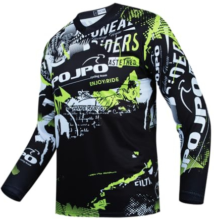Hotlion Barn mountainbike jersey ungdom långärmad cykeltröja 4-14 år motocross tröjor pojkar flickor off-road racewear