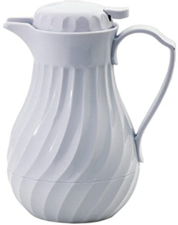 Pichet isotherme blanc torsadé - 0,6 L