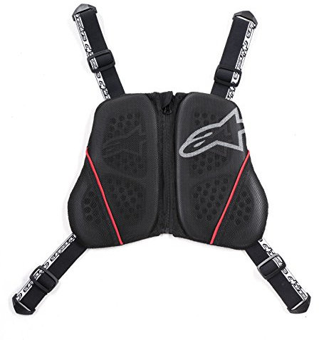 Alpinestars 6508615123L Chest Protector, Black White Red, M-L