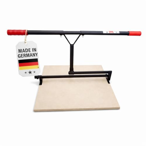 M.SB Werkzeuge - Plattenheber 2-in-1 von 30-80 cm stufenlos verstellbar bis 60 kg, verlängerte Tragegriffe, Plattenträger Tragezange 360°