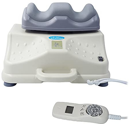 chi-enterprise Chi Vitalizer Máquina de masaje chi clásica I 3 programas automáticos y extra silenciosa I reposapiés acolchado suave I máquina de chi vitalizante con controlador LCD