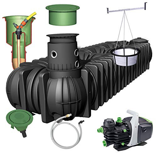 Flach- Erdtank Platin Paket Garten Jet 10000L begehbar Graf 390120
