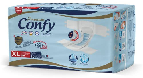 Confy Premium Windeln für Erwachsene - Erwachsenen-Windel Inkontinenz Gr.XL 30St