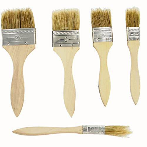 TronicXL Set di 5 pennelli da pittore, set di pennelli