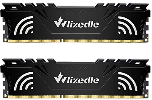 Wlizedle DDR3 RAM 16GB Kit (2x8GB) 1866MHz CL13 U-DIMM Desktop Memory PC3-14900 240-Pin 1.5V 2Rx8 Dual Rank Channel Non-ECC Unbuffered PC Computer Sdram Sticks Module Upgrade, Black