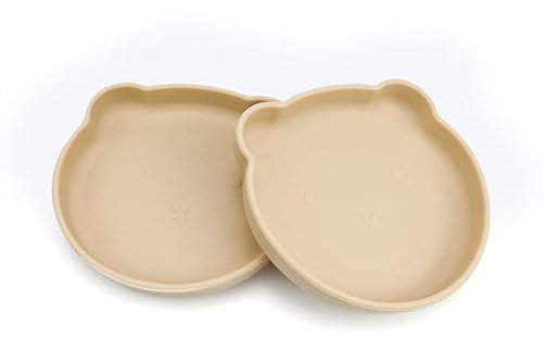 2 Stücke Cat Bowl, DEANKEJI Katzenteller 350ML, Silikon Katzennäpfe, mit Saugnapf, Flache Katzenohrform Katzennäpfe für Hunde, Katzen, Hasen, für Trockenfutter und Nassfutter