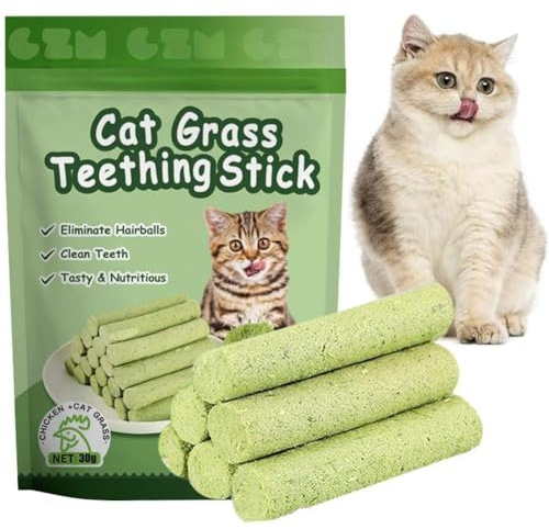 Erba Dentizione Stick 30g Pet Snack Hairball Rimozione Dei Capelli Lievi Pronto Pulizia Denti Per Fila Mangiare pulizia potaroma masticare cibo cucciolo coniglio masticatori giocattolo Pillola pulizia