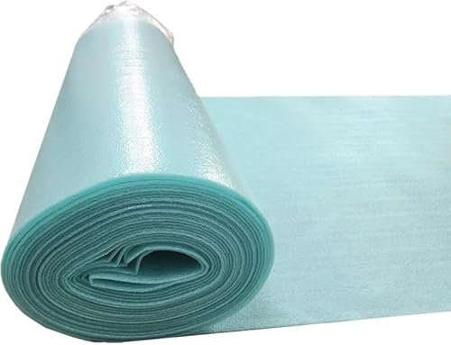 KK Combat Plus Green Laminate Underlay Premium 3mm Acoustic Underlay for Wood or Laminate Flooring Barrier Plus Underlay Comfort Damp Proof Membrane (Roll Dimension: 15㎡)