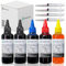 Universal Dye Refill Ink Kits Suit for Eposn Canon HP Brother Lexmark Samsung Dell Kodak Inkjet Printer Compatible Cartridges Refillable Cartridge CISS CIS System,4 Color Set,5 Bottles(2 BK,C,M,Y)