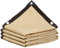 Sonnensegel beige mit Ösen für Pflanzen und Garten, 5 x 10 m, Sonnenschutz und Sichtschutz für den Außenbereich