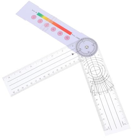 Zerodeko Professional Medical Goniometer Digital Display Angle Measuring Tool for Pain Scale Assessment