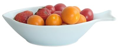 Opaco Oceano Serie Pesce A Forma Di Piatto Ristorante Scallop Conch Speciale Insalata Casa Aromatizzato (Ciotola di pesce,Verde)