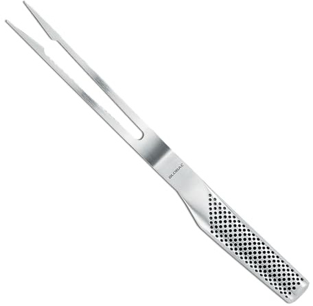 Global 6 Inch Carving Fork - Lightweight Japanese Stainless Steel, Made in Japan, G-13