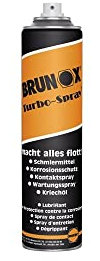 Brunox Turbo-Spray - Schmiermittel, Rostlöser, Kriechöl, Reinigungsmittel, Kontaktspray, Korrosionsschutzmittel - 400 ml