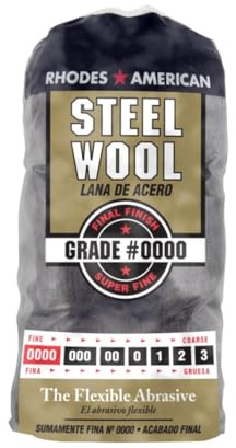 STEEL WOOL PAD#0000 12PK
