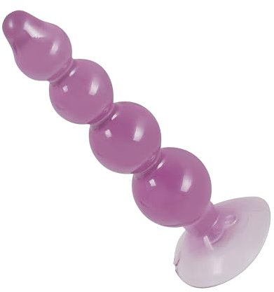 You2Toys Analstab Anal Beads - flexibler Analdildo für Frauen und Männer, transparent-lilafarbener Analkugelstrang mit 4 Kugeln für anale Vergnügen