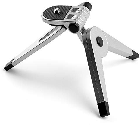 Fotover Universal Mini Lightweight Table Top Camera Tripod Stand and Grip Stabilizer with Phone Bracket Mount for iPhone 8 7 6 6s plus 5 5s Other Smartphones