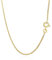 NKlaus 60cm Venezianerkette 333 Gelbgold 8 Karat elegante Halskette filigrante Breite 0,9mm Collier 3,1g schwer 9318