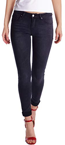 Fraternel dam jeans byxor smal passform höftjeans