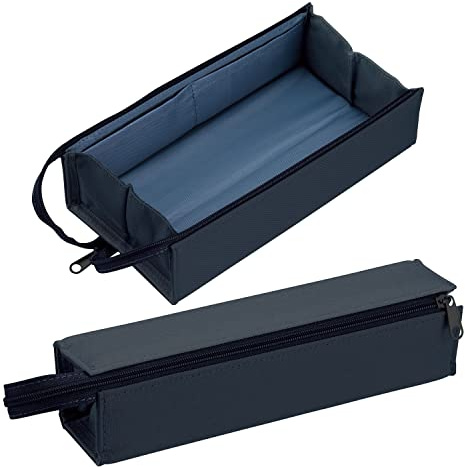 KOKUYO Pencil Case F-VBF122-7 Sheet C2 - Large Grey Black