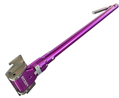 Drywall Flat Box Handle - SIPHON DRYWALL PRODUCTS™ | Easy Clean | High Polished, Anodized Aluminum (Flatmax Box fixed Handle 35'' Inch)