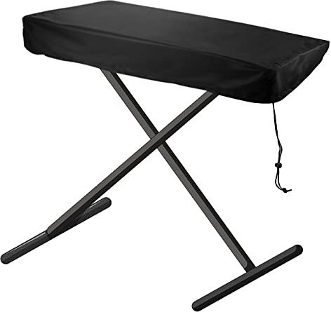 Klavier Abdeckung 61 Tasten, Abdeckung für Klaviertastatur mit Kordelzug zum Schutz Elektronischen Klaviertastatur (98 x 42 x 16 cm)